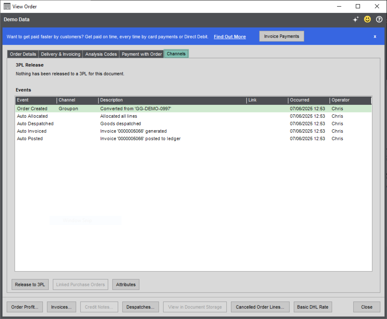 Channel Sage 200 Discounts.