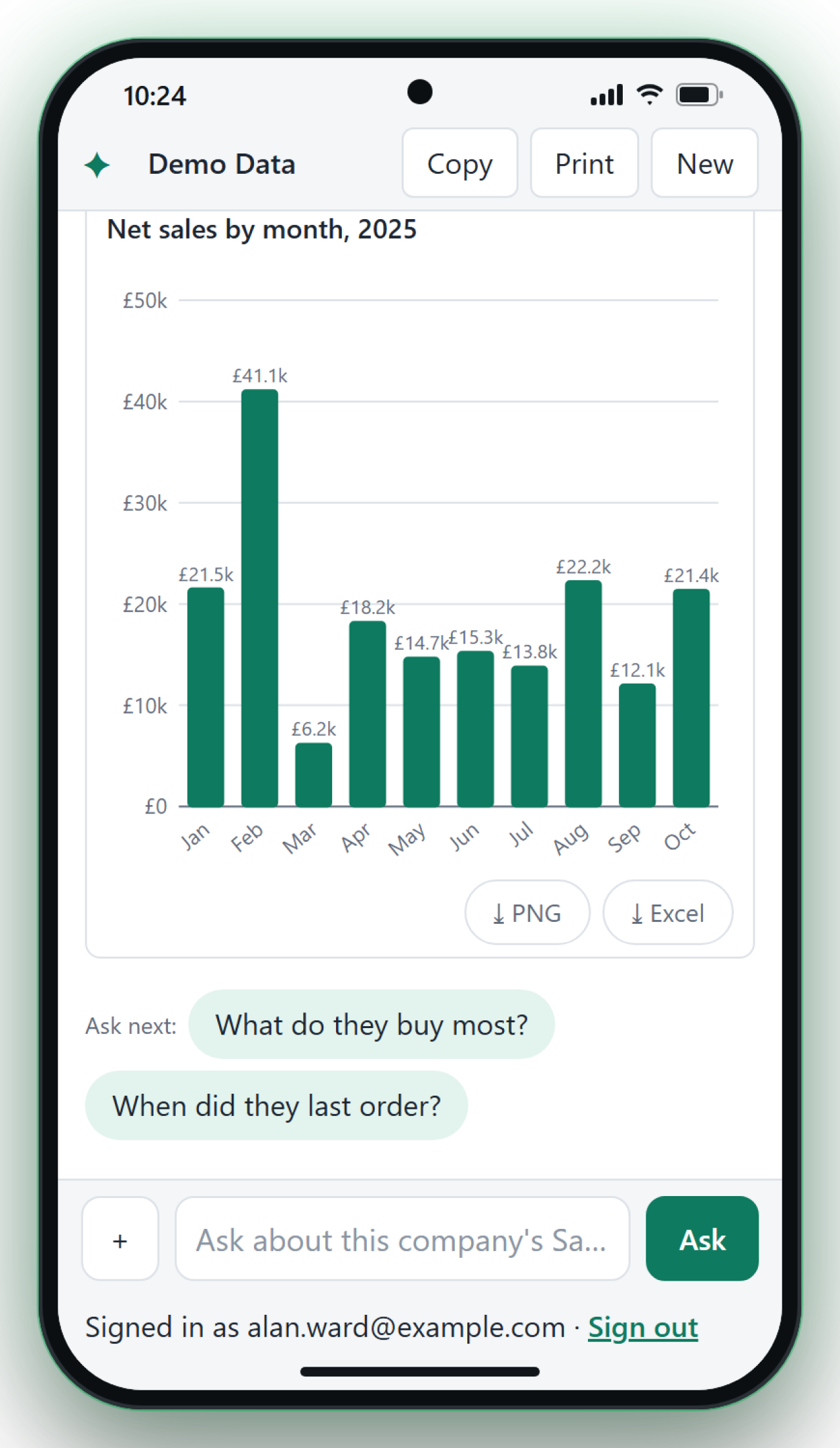 Sage 200 AI Mobile.
