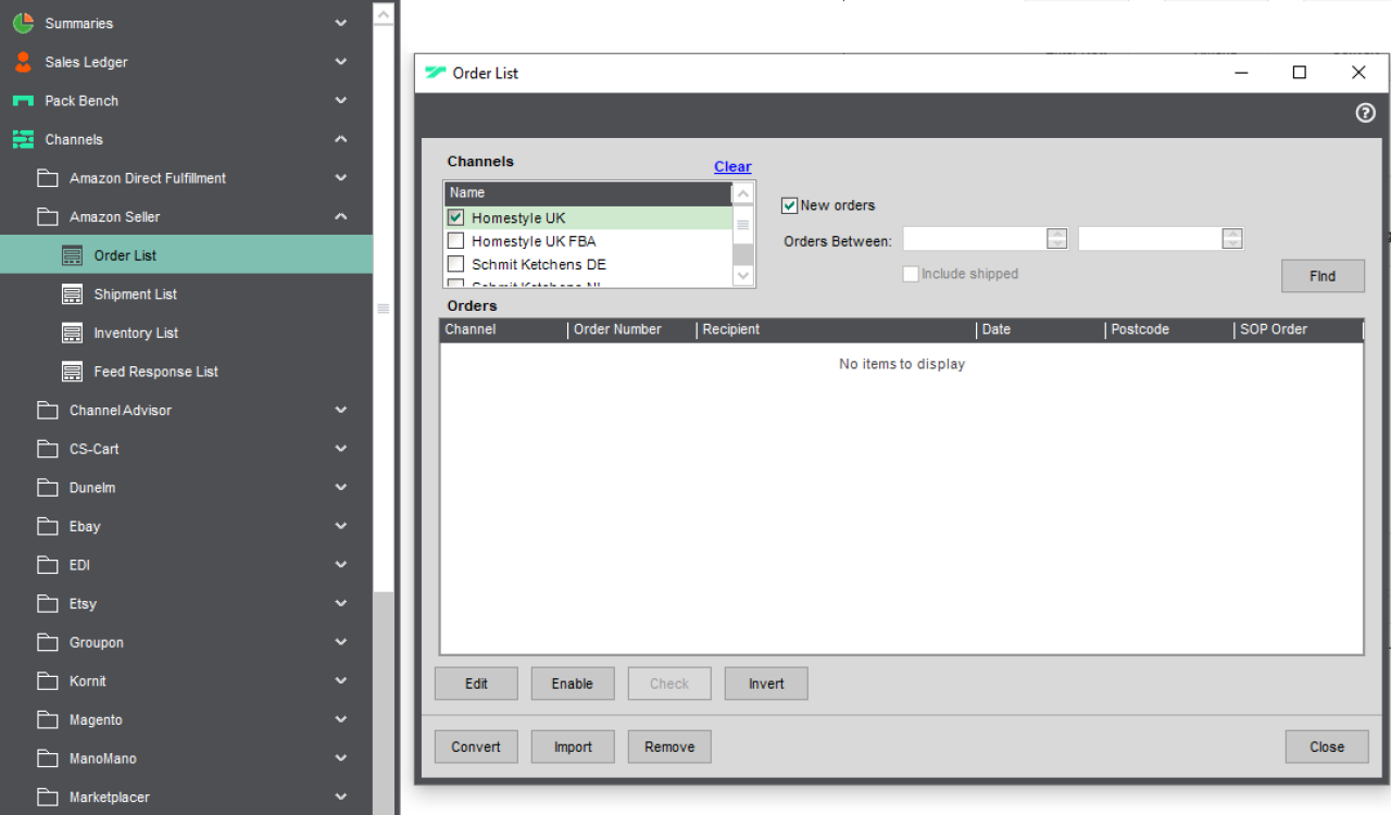 Sage 200 Amazon Integration.